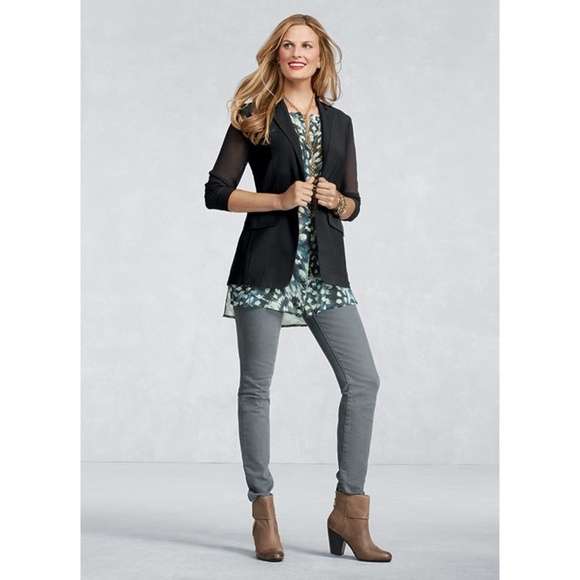 CAbi #416 Avery Tunic Top Blouse Small - Picture 6 of 13